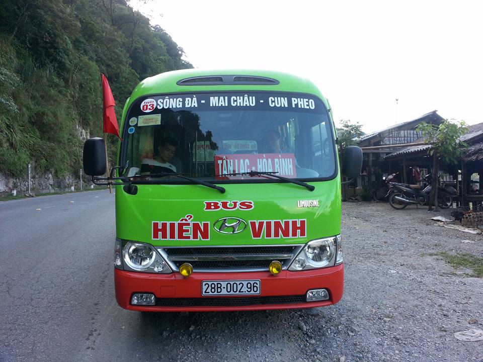 De Hanoi à Mai Chau en bus local