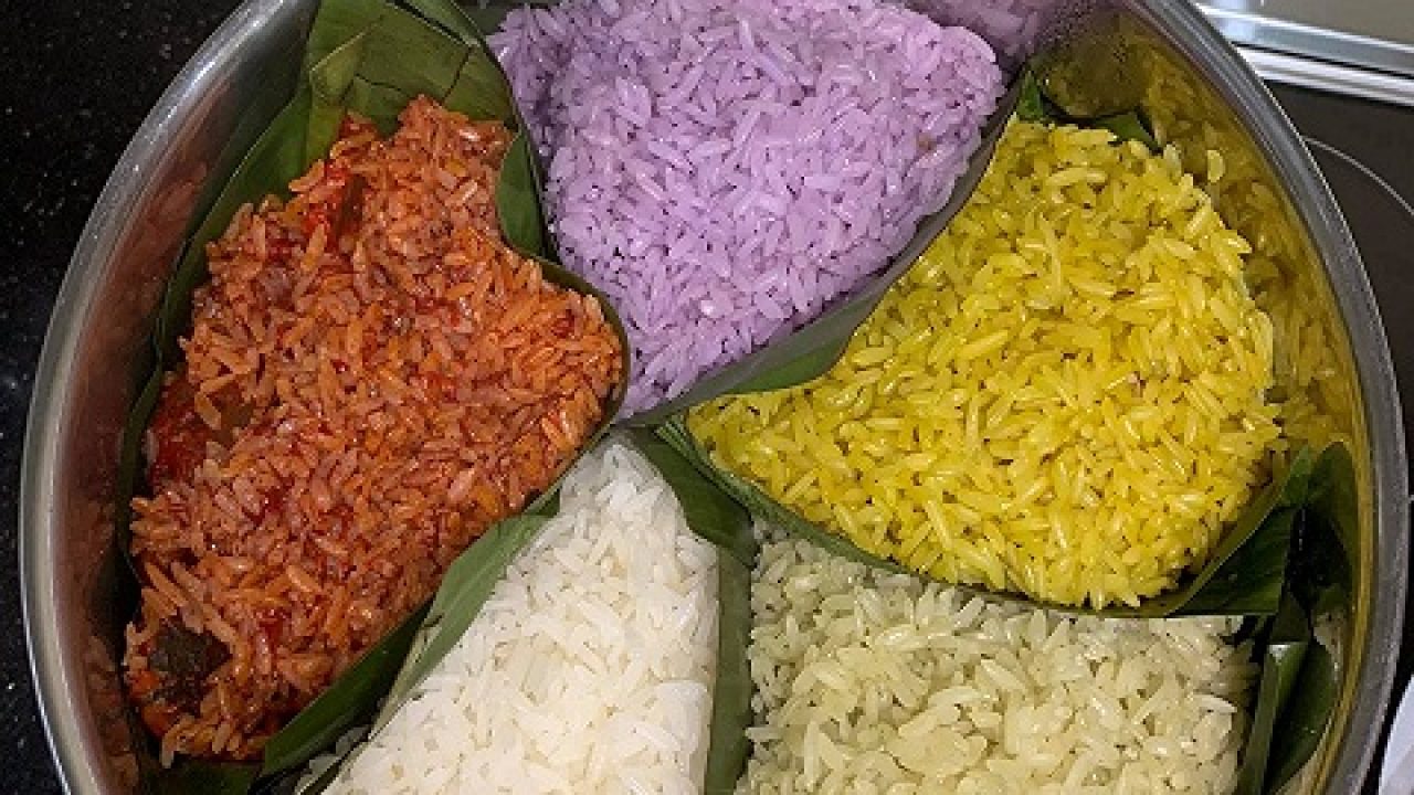 Cinq - couleur du riz gluant