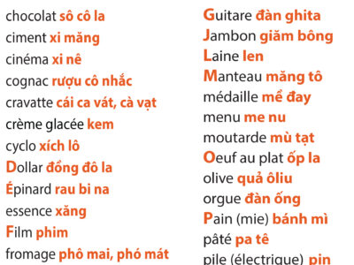 Langue parlée au Vietnam