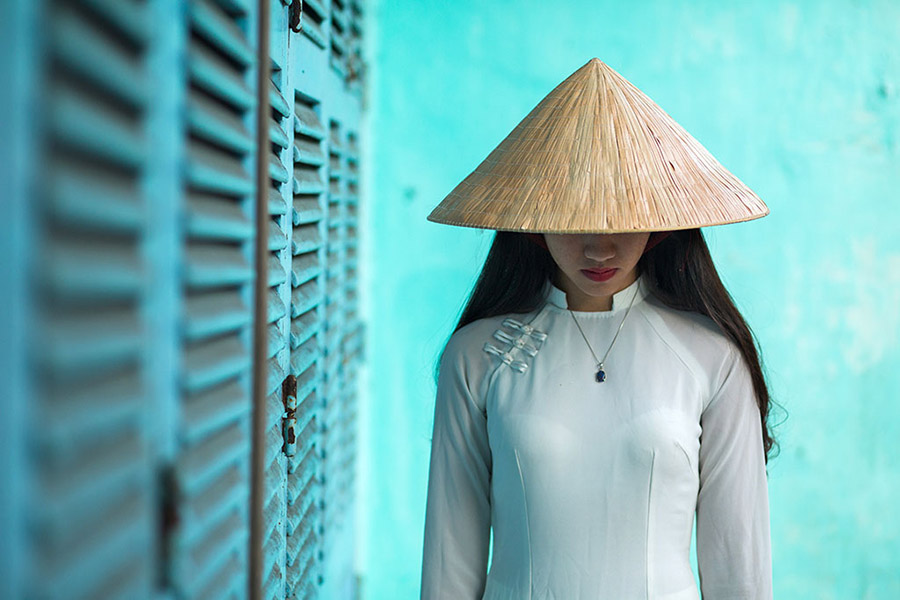 Robe traditionnelle vietnamienne Áo Dài