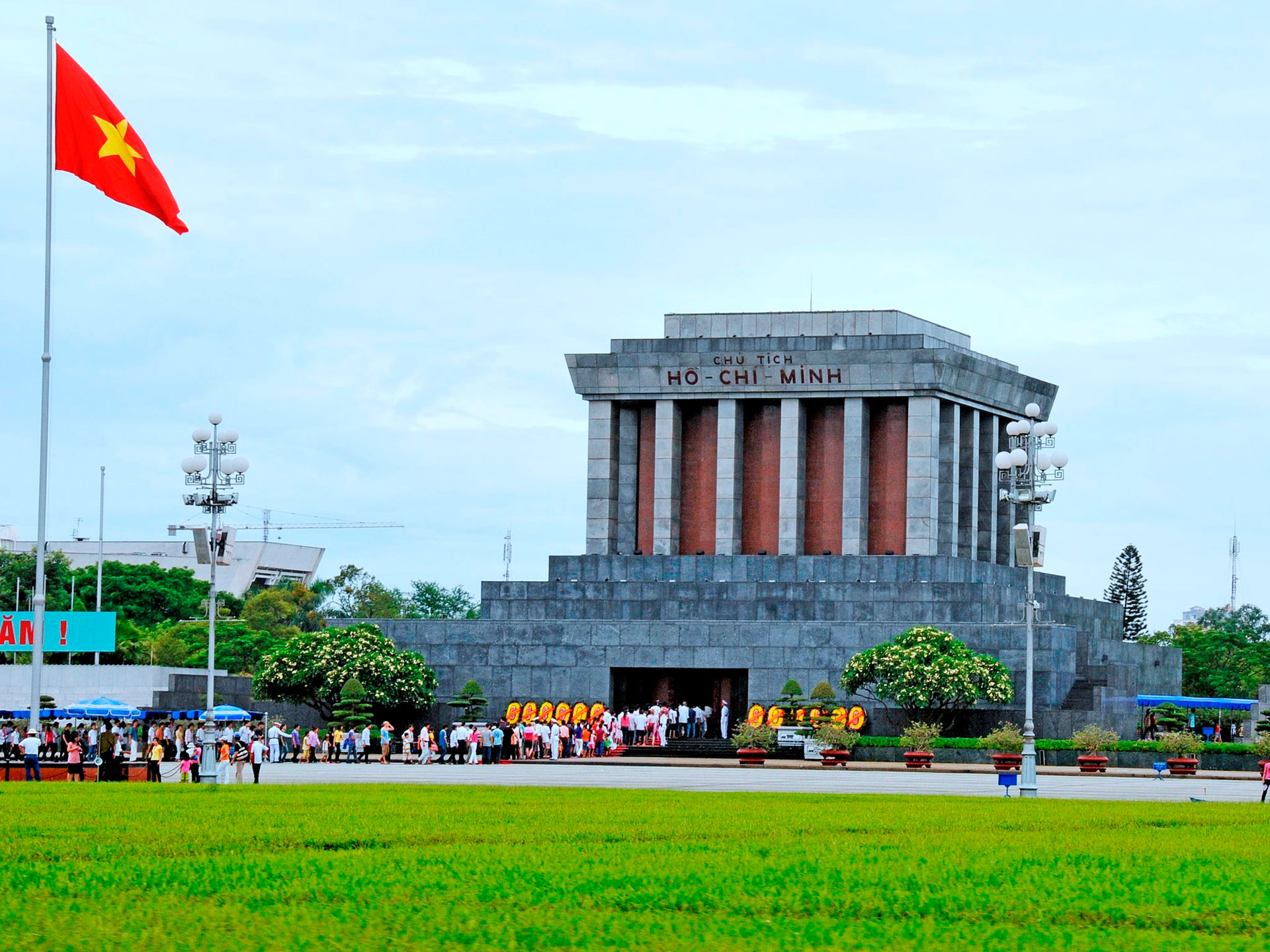 photo du mausolée du président Ho Chi Minh