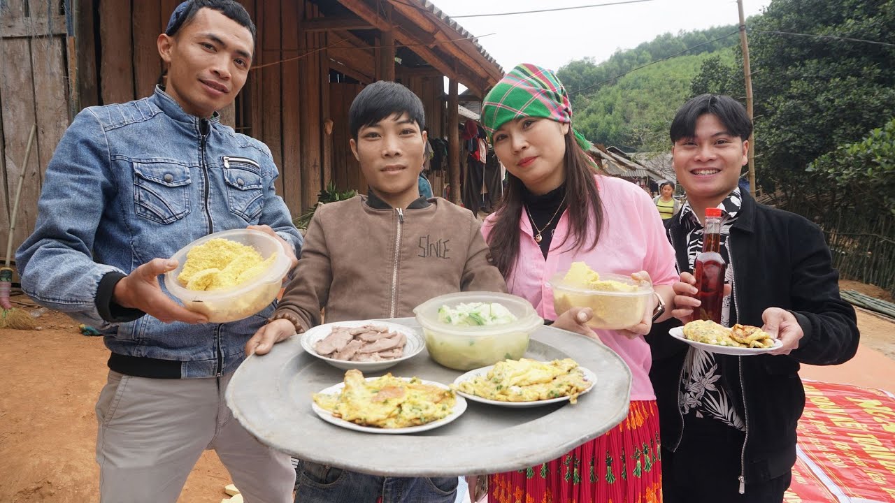 Repas typiques des Hmongs