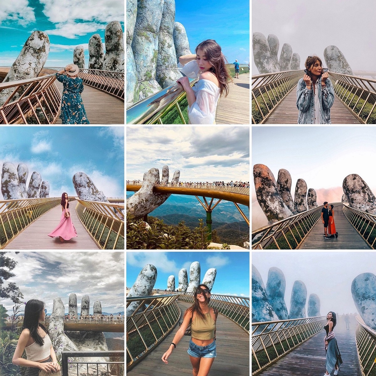 Séance de photos virale au pont Golden Bridge