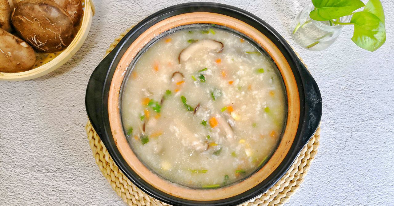 Aperçu de Chao Ga - porridge au poulet vietnamien