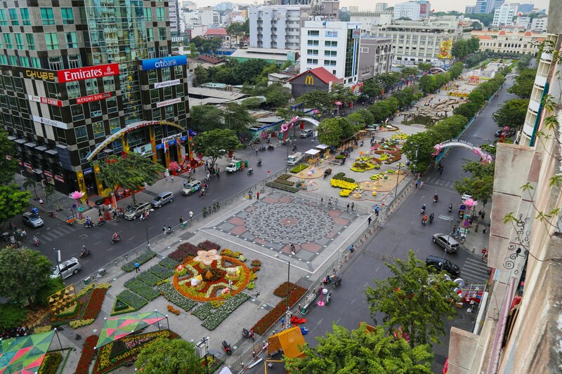 La rue piétonne Nguyen Hue