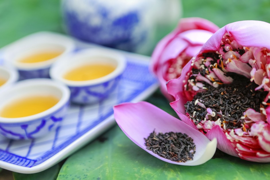 Le thé au lotus (Trà sen)
