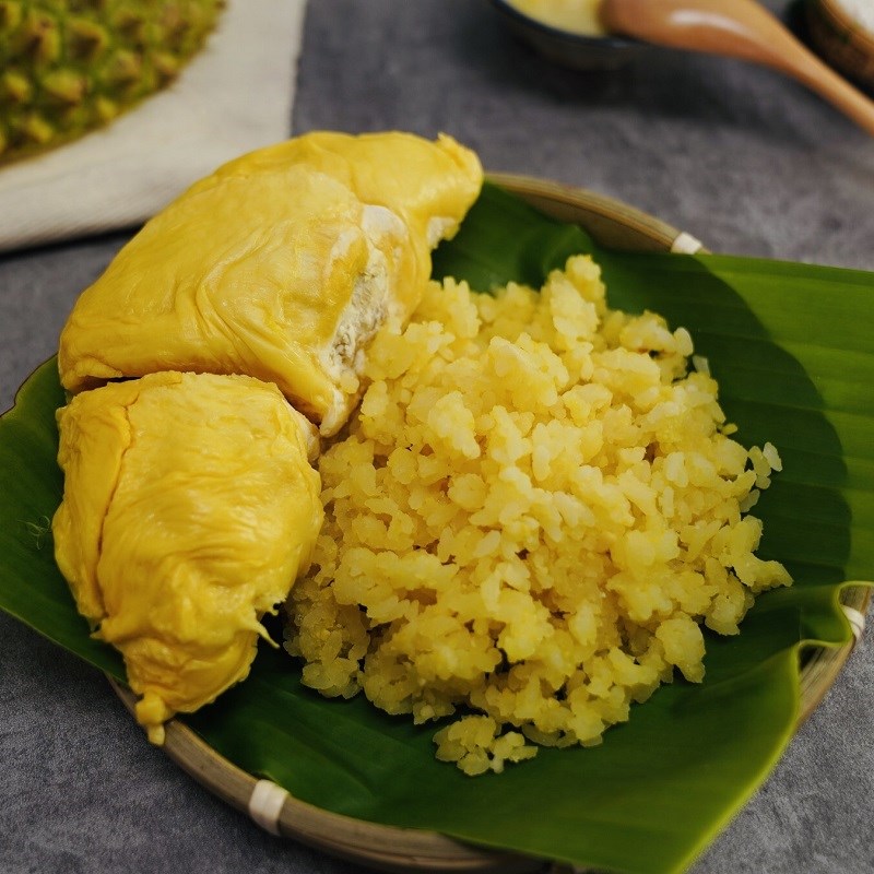 Xoi Sau Rieng - Riz gluant au durian