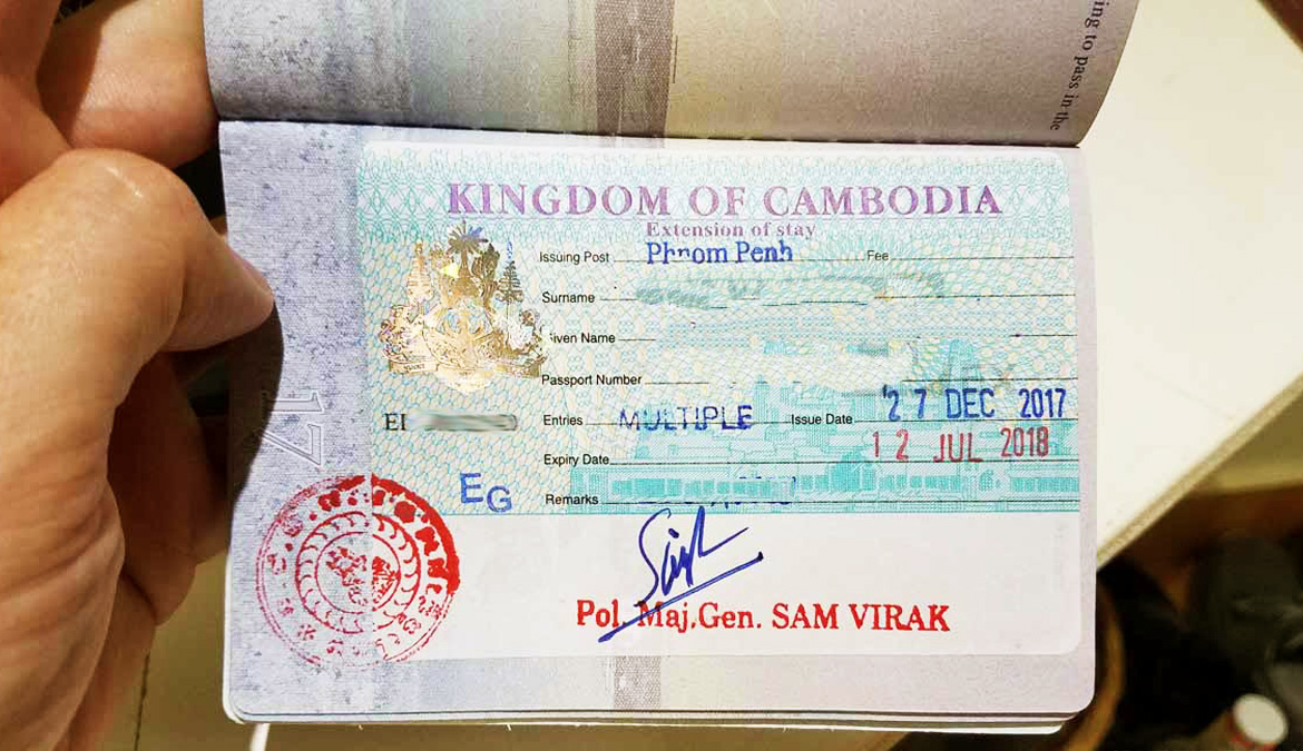 Visa Cambodge à l'arrivée