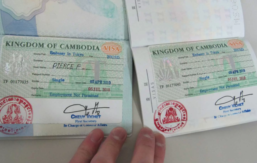 Visa préapprouvé du Cambodge
