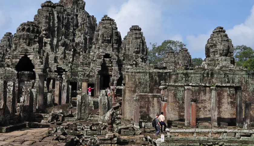 Architecture et agencement angkor thom