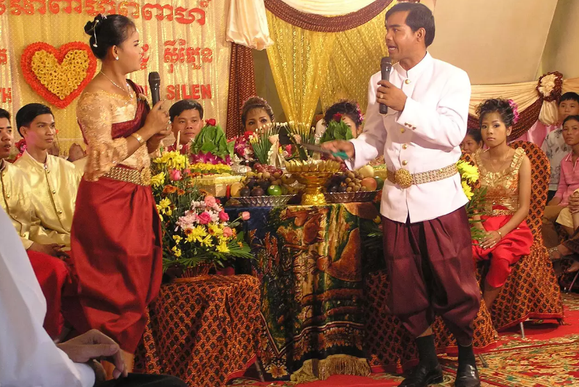 Cérémonie de mariage cambodge