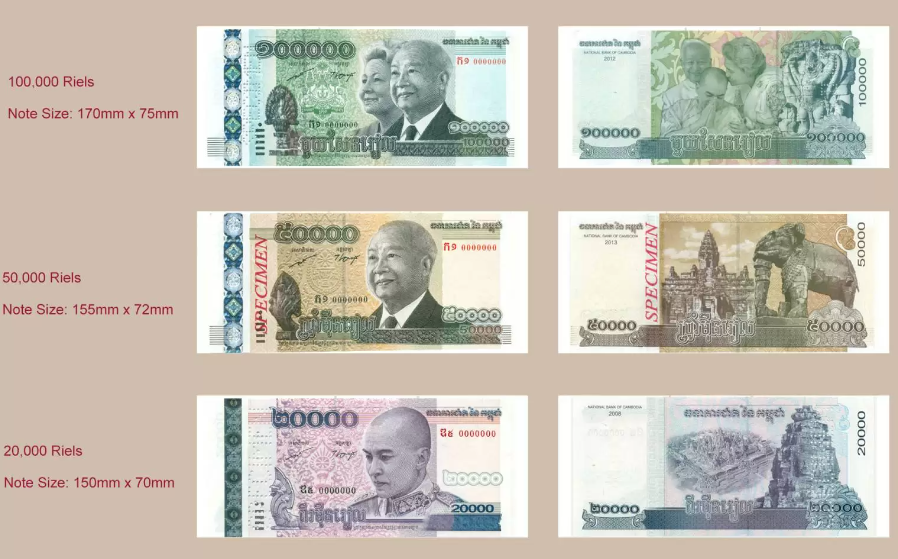 Monnaie cambodgienne Riel khmer