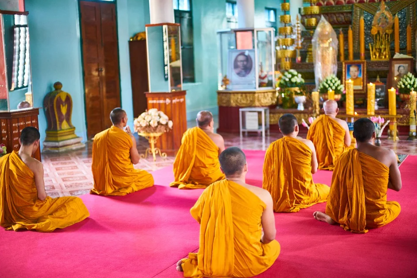Religion du bouddhisme Theravada au Cambodge