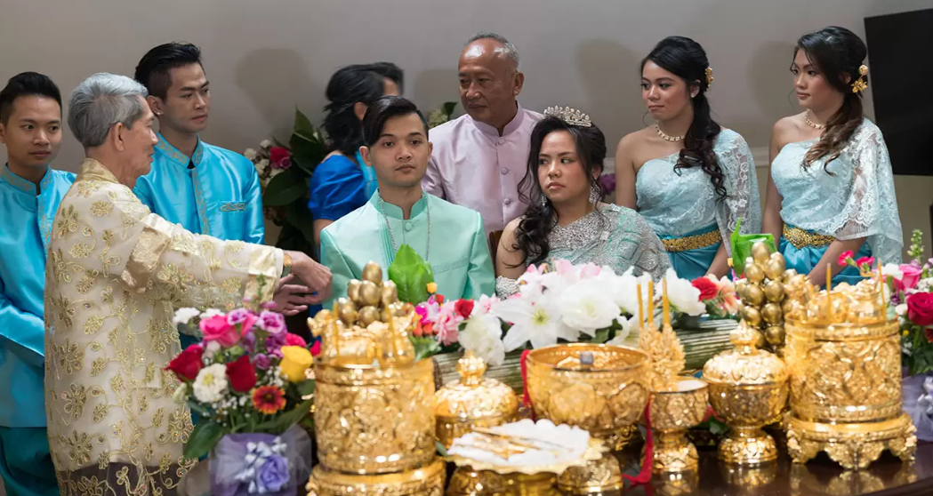 mariage traditionnel au Cambodge