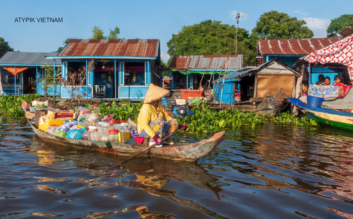 Villages flottants Vietnam Cambodge